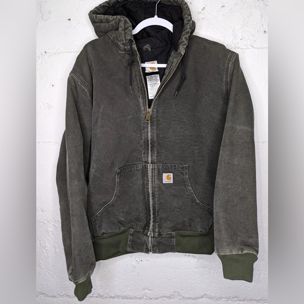 Vintage Faded Green Carhartt Jacket